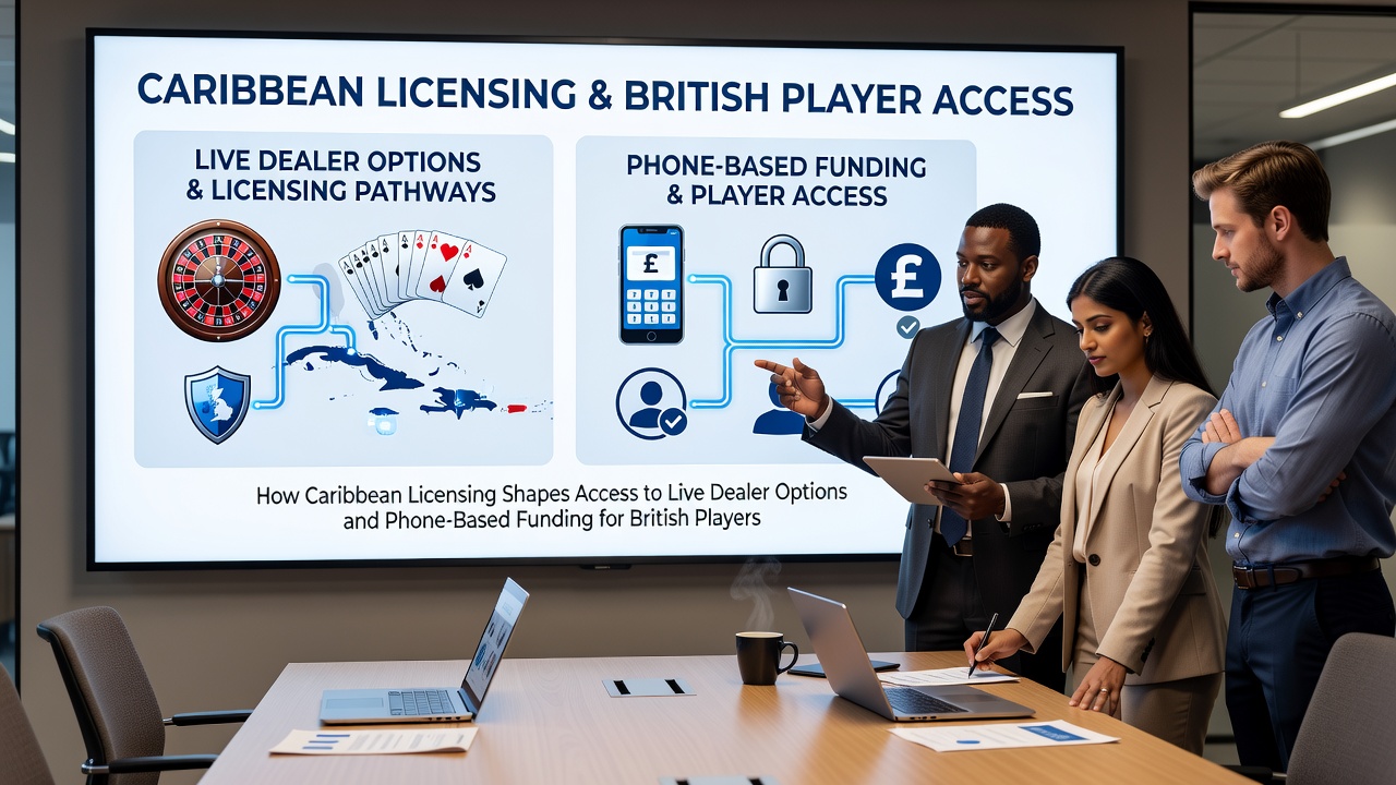Mobile payment flows and live dealer interfaces on offshore platforms