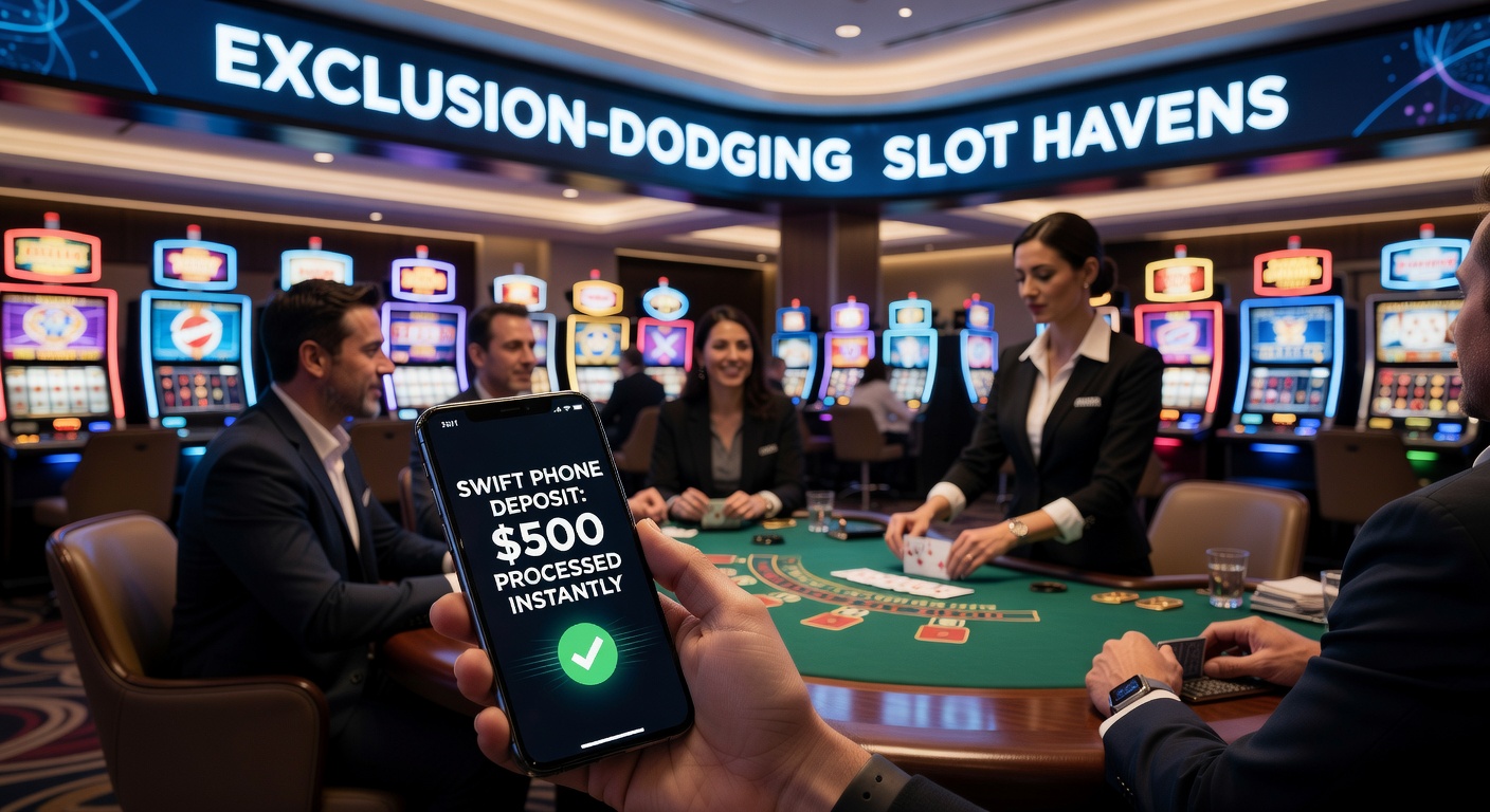 Close-up of a live dealer roulette wheel in motion, with mobile phone screen overlay showing a quick deposit confirmation