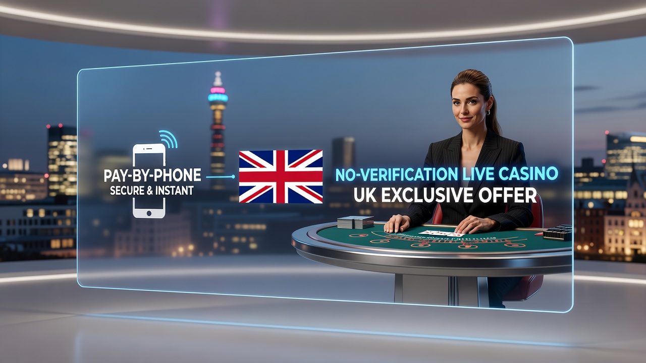 Live dealer table in action with mobile phone billing integration for UK players